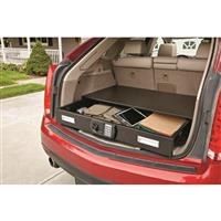 Can be mounted in the back of an SUV or truck
