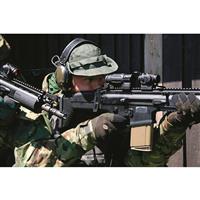 Piggyback on larger magnifying, thermal, or night vision optics
