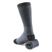 Farm to Feet Men's Denali Wool Socks, Wooly Blue