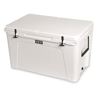162-can capacity; holds 198 lbs. of ice