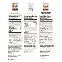 List of ingredients