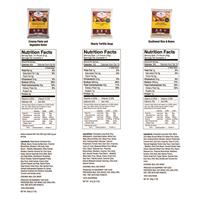 List of ingredients