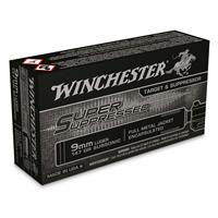 Winchester, Super Suppressed, 9mm, FMJE, 147 Grain, 50 Rounds