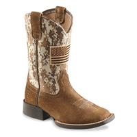 sport patriot round toe western boot