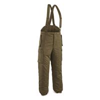 Austrian Military Surplus Quilted Bib Pants, New