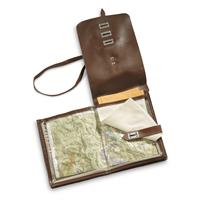 Includes fold-out map holder with window