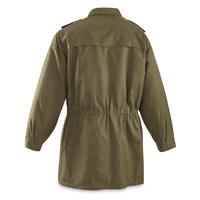 Drawstring waist tightens fit and keeps cold out