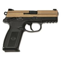 FN America FNX-9 FDE/BLK, Semi-Automatic, 9mm, 4&amp;quot; Barrel, Manual Safety, 17+1 Rounds