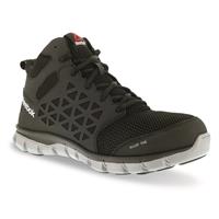 Reebok® Sublite Cushion Work Mid Alloy Toe Shoes