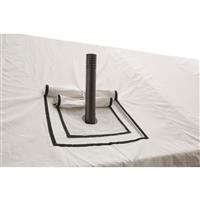 Stove jack with rainflap