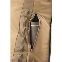 Fleece-lined spotting scope pocket