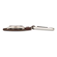 Dakota Leather Field Clip Watch, Brown