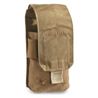 U.S. Military Surplus M4 Double Mag Pouches, 10 Pack, Used, Coyote