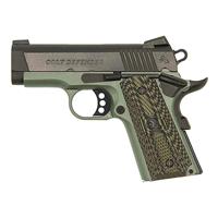 Colt Defender 1911 TALO Foliage Green, Semi-Automatic, .45 ACP, 3&amp;quot; Barrel, 7+1 Rounds