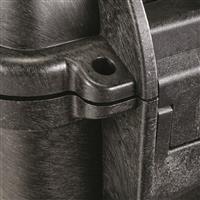 Padlock tabs allow for adding your own padlock