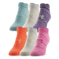 Under Armour Women&#039;s Essentials No-show 2.0 Socks, 6 Pairs