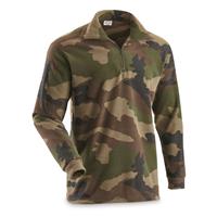 military fleece surplus french shirt