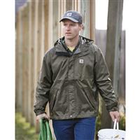 Carhartt Men's Storm Defender Loose Fit Midweight Waterproof Jacket, Tarmac