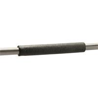 Removable stainless steel carry handle with no-slip grip