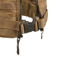 Adjustable straps with quick-release buckles