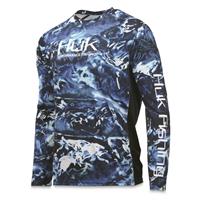 Huk Men&#039;s Pursuit Camo Vented Long Sleeve Shirt
