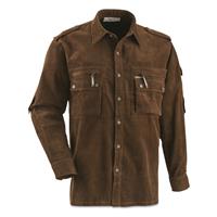Italian Municipal Surplus Heavy Weight Corduroy Long Sleeve Shirt