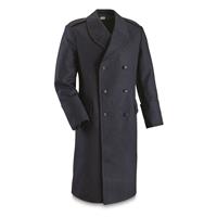 Polish Navy Surplus Heavyweight Wool Overcoat