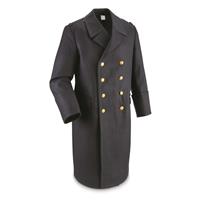 Polish Navy Surplus Heavyweight Wool Overcoat