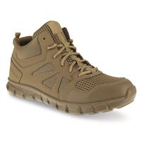 Reebok Men's 4-inch Sublite Cushion Mid Tactical Boots, Coyote Tan