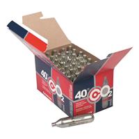 Crosman Powerlet CO2 Cartridge, 12 Grams, 40 Pack