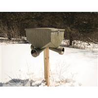 Mounts on 4x4in post (post not included)