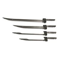 Includes 4 blades (7in Shark Flex, 9in Shark Regular , 9in Surf Regular, 12in Surf Regular)