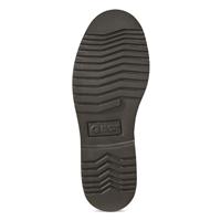 Low-tread rubber outsole won't accumulate mud or gunk