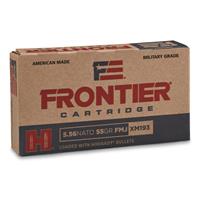 Hornady Frontier, 5.56x45mm NATO, M193 FMJ, 55 Grain, 150 Rounds