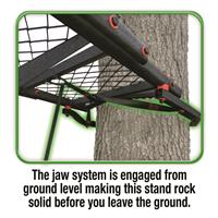 Primal Tree Stands Single Vantage Xtra Wide Deluxe 17' Ladder Tree Stand