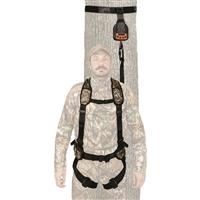 Includes Full Body Harness, Descender Safety Device, Tree Strap, and heavy-duty carabiner