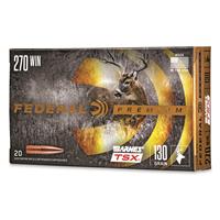 Federal Premium Barnes TSX, .270 Win., Triple-Shock X HP, 130 Grain, 20 Rounds