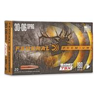 Federal Premium Barnes TSX, .30-06 Springfield, Triple-Shock X HP, 180 Grain, 20 Rounds