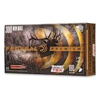 Federal Premium Barnes TSX, .300 Win. Mag., Triple-Shock X HP, 180 Grain, 20 Rounds