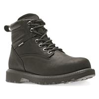 Wolverine Men's Floorhand Waterproof Work Boots, Black