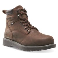 Wolverine Men's Floorhand Waterproof Work Boots, Dk Brown