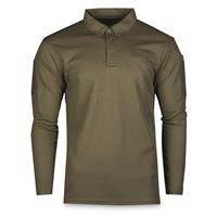 Mil-Tec Quick Dry Tactical Long Sleeve Polo Shirt