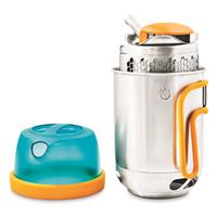 Stove stows inside cookpot