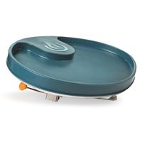 Includes grill cover for transport and storage