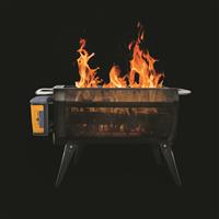 51 air jets inject the fire with oxygen for smokeless burning in under 30 seconds