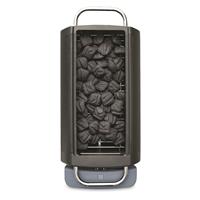 Also burns charcoal on included grate