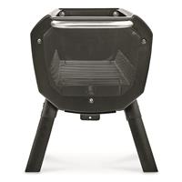 Includes cooking grate and fuel rack