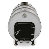 Includes door, feet, flue and damper