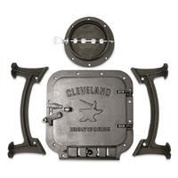 Heavy duty cast iron construction 