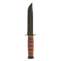 Leather-wrapped handle